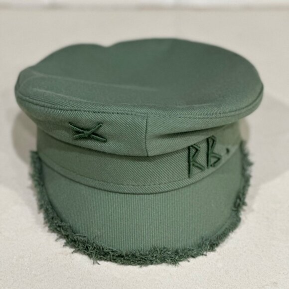 RUSLAN BAGINSKIY Raw Edge Baker Hat - Picture 3 of 5